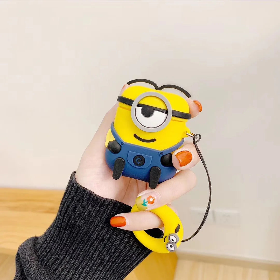 Cute Cartoon Silicone Earphone Airpod Case