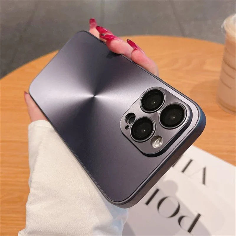 Laser Aurora CD Pattern Matte Phone Case 16