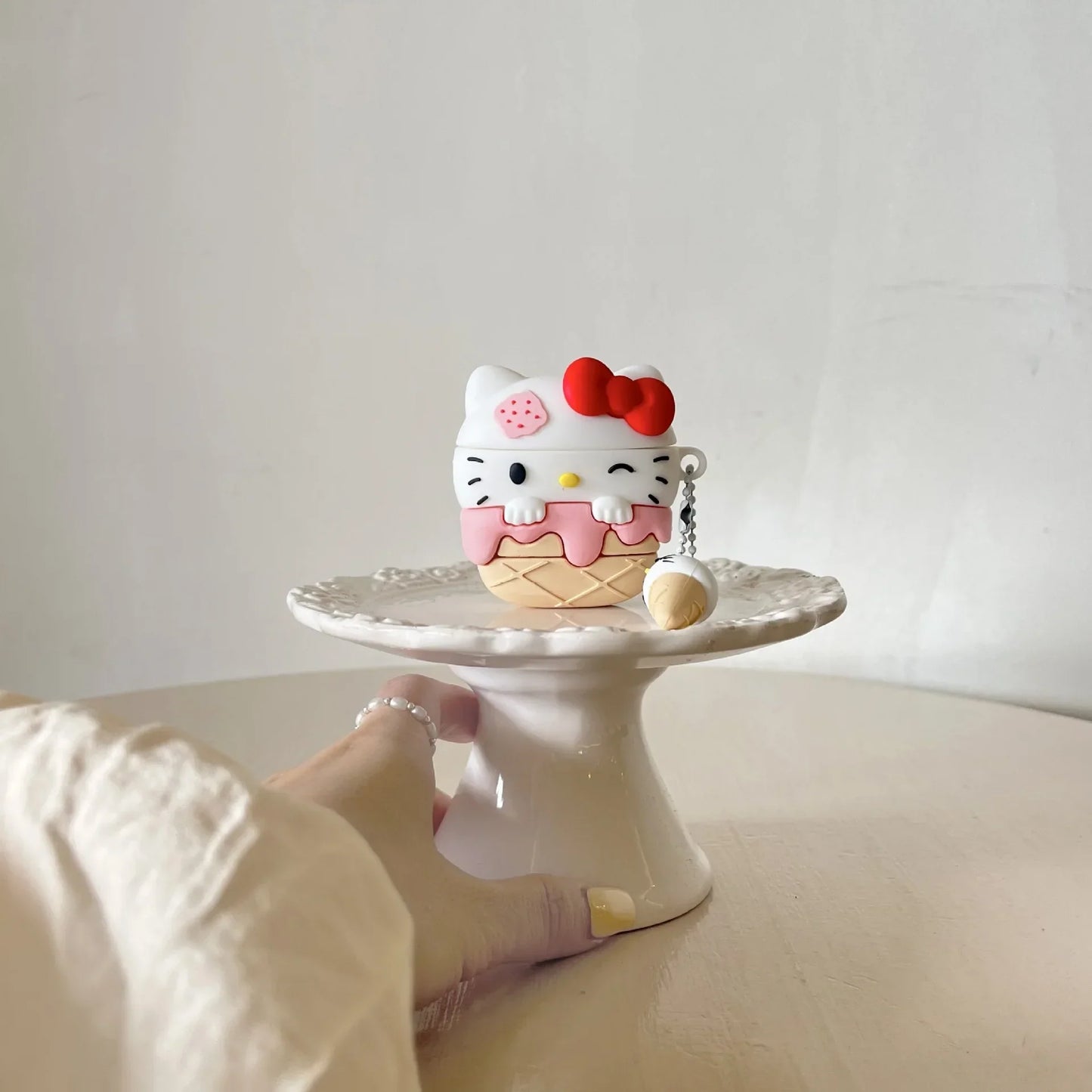 Hello Kitty Ice Cream Style Airpod Case