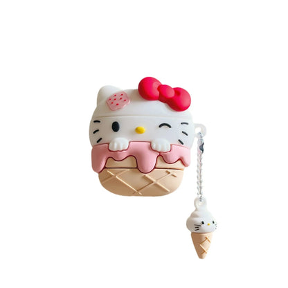 Hello Kitty Ice Cream Style Airpod Case