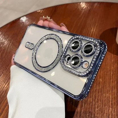 Fashion Glitter Diamond Clear iPhone Case