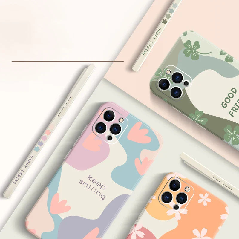 Cartoon Flower Phone Case