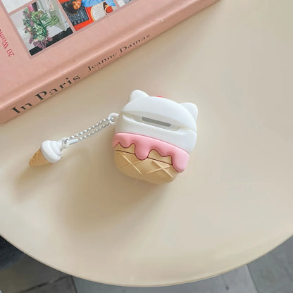 Hello Kitty Ice Cream Style Airpod Case