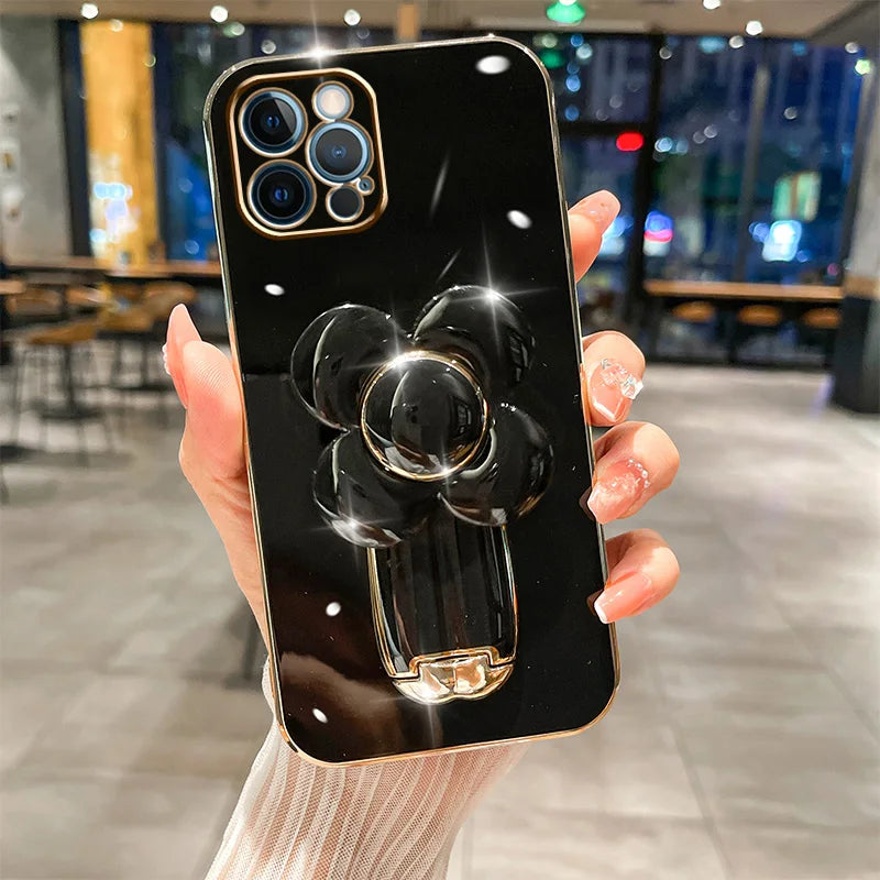 Rotatable Windmill Bracket Phone Case