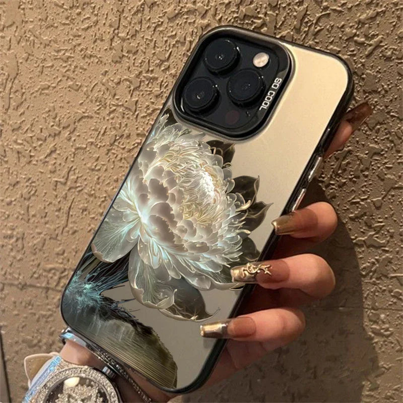 Lotus Flower Anti-Drop Armour Phone Case