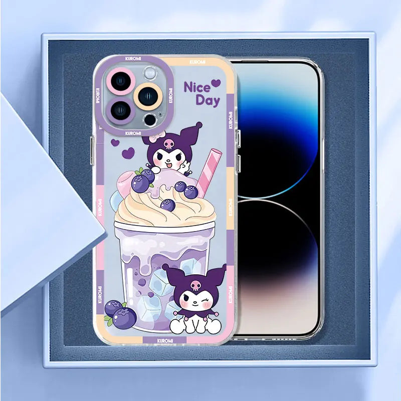 Cinnamoroll K-Kuromi Drinks Phone Case