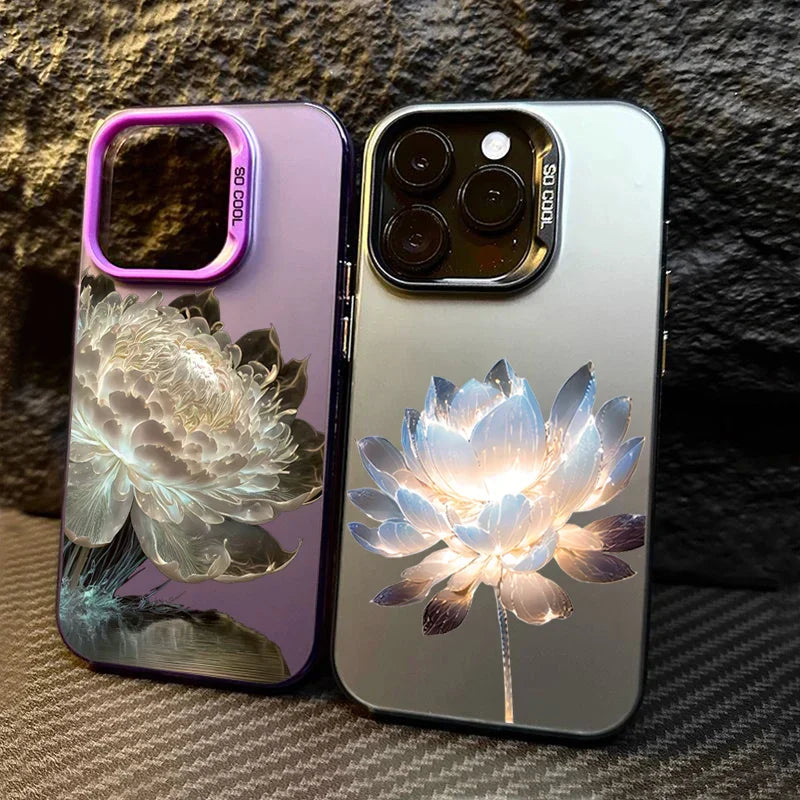 Lotus Flower Anti-Drop Armour Phone Case