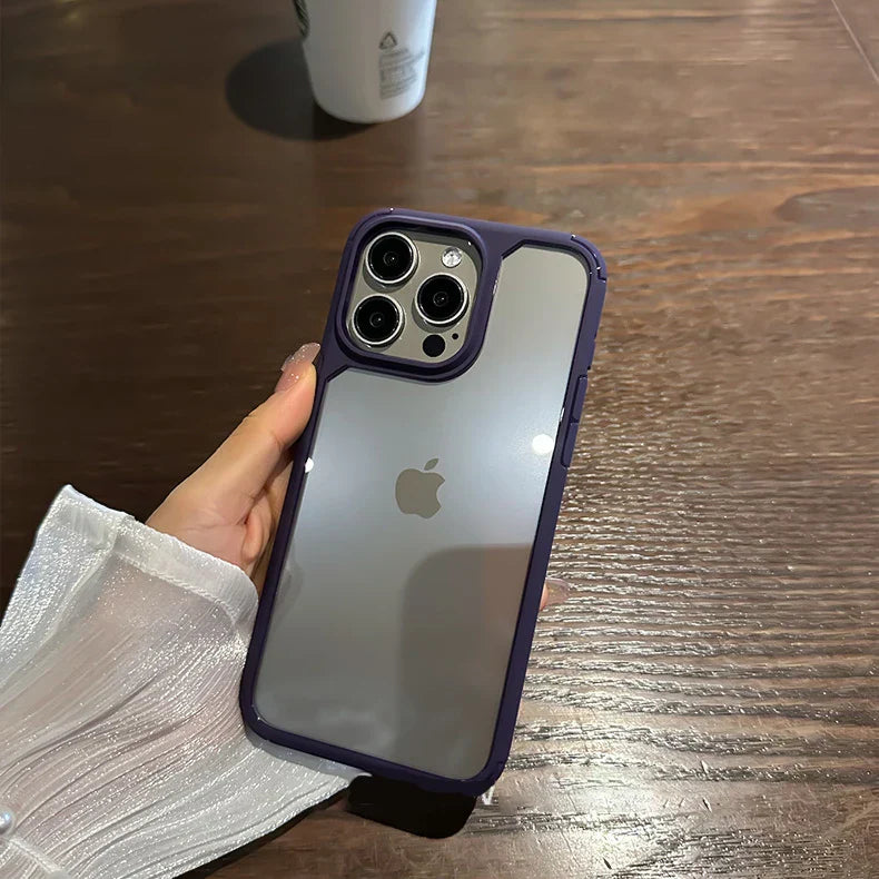 Transparent Shockproof Bumper Armor Phone Case