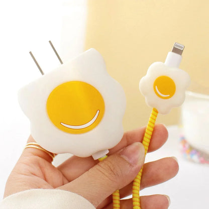 Cute 3D Ice Cream USB Cable