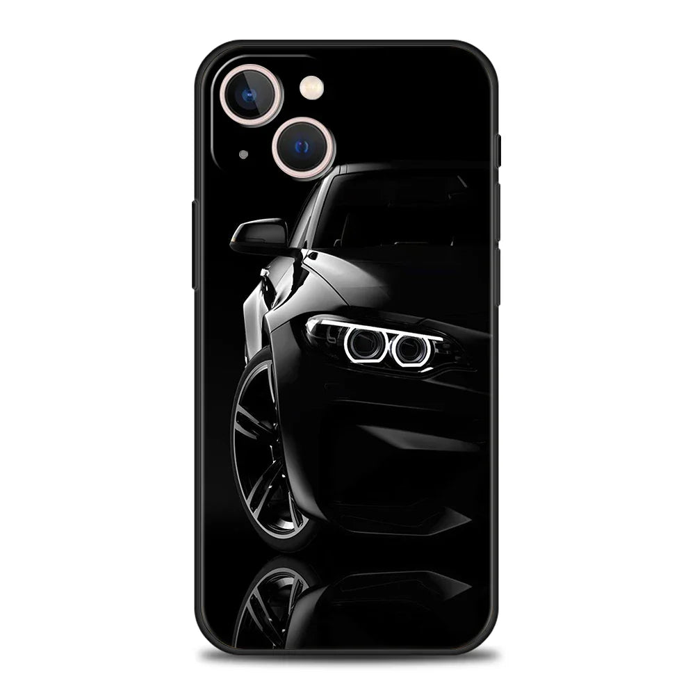 Cool Sports Black Car Phone Case