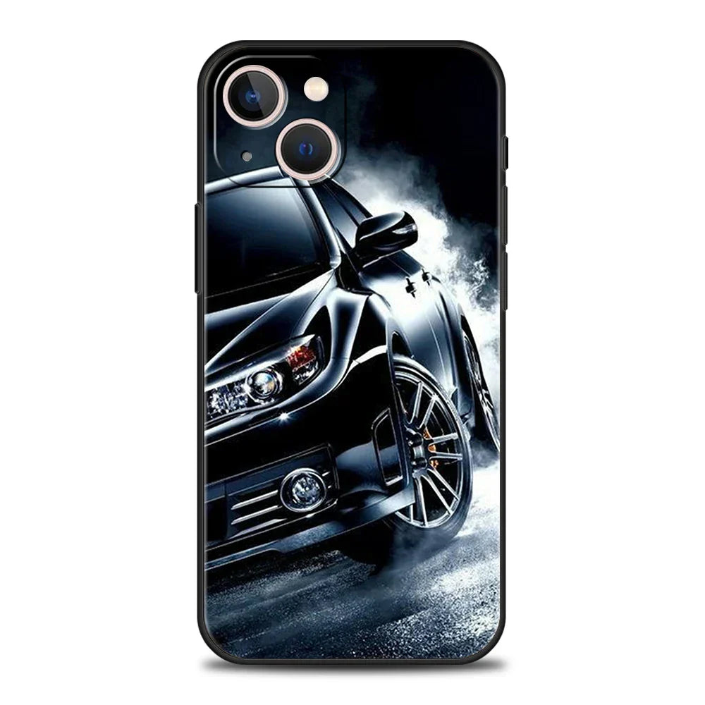 Cool Sports Black Car Phone Case