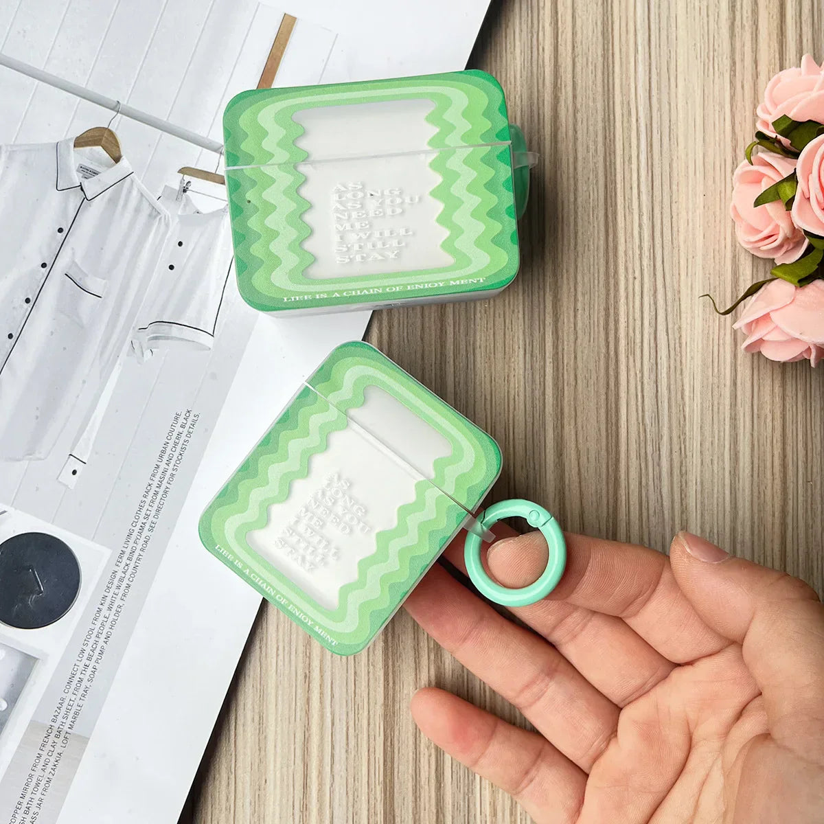 Fashion Flower Silicone Airpod Case