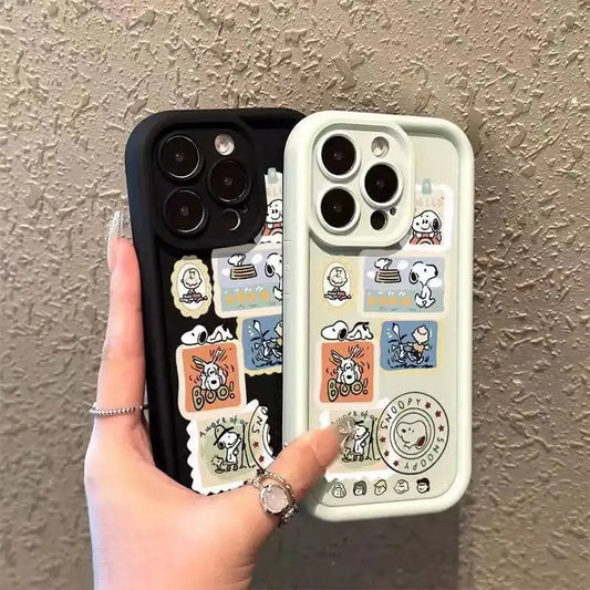 Cute Label Trendy S-Snoopy Cartoon Phone Case