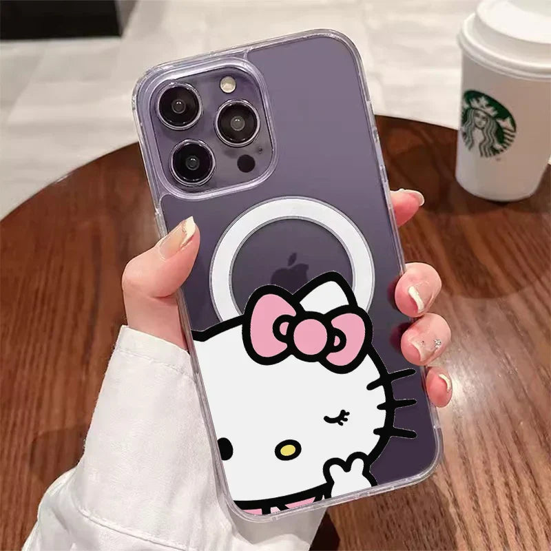 Hello Kitty Cute Cartoon With Magsafe Phone Case