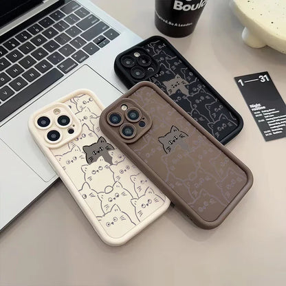 Funny Cats Graffiti Dog Phone Case