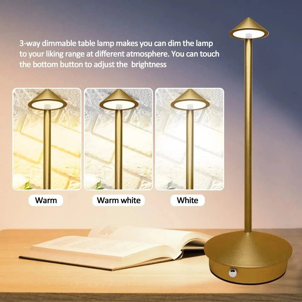 Rechargeable Table Lamp Creative Dining Touch Led