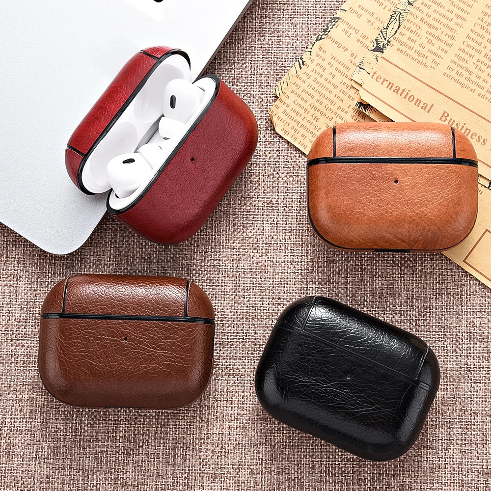 Leather Earphone Airpod Case
