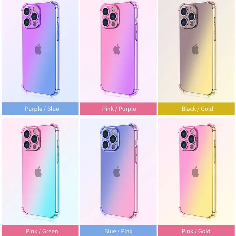 Gradient Airbag TPU Phone Case