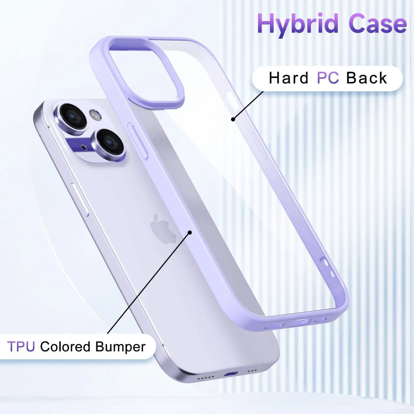 Luxury Soft Transparent Shockproof Bumper Phone Case for iPhone