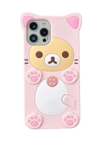 Cute Cartoon Teddy Bear Suitable  Phone Case