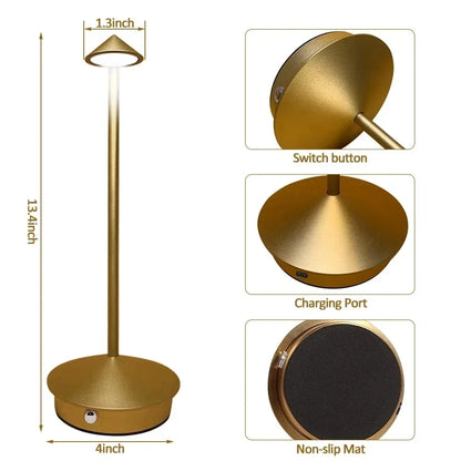 Rechargeable Table Lamp Creative Dining Touch Led
