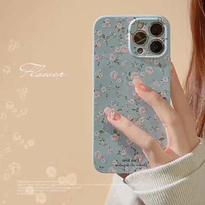 Retro Shattered Flowers Phone Case
