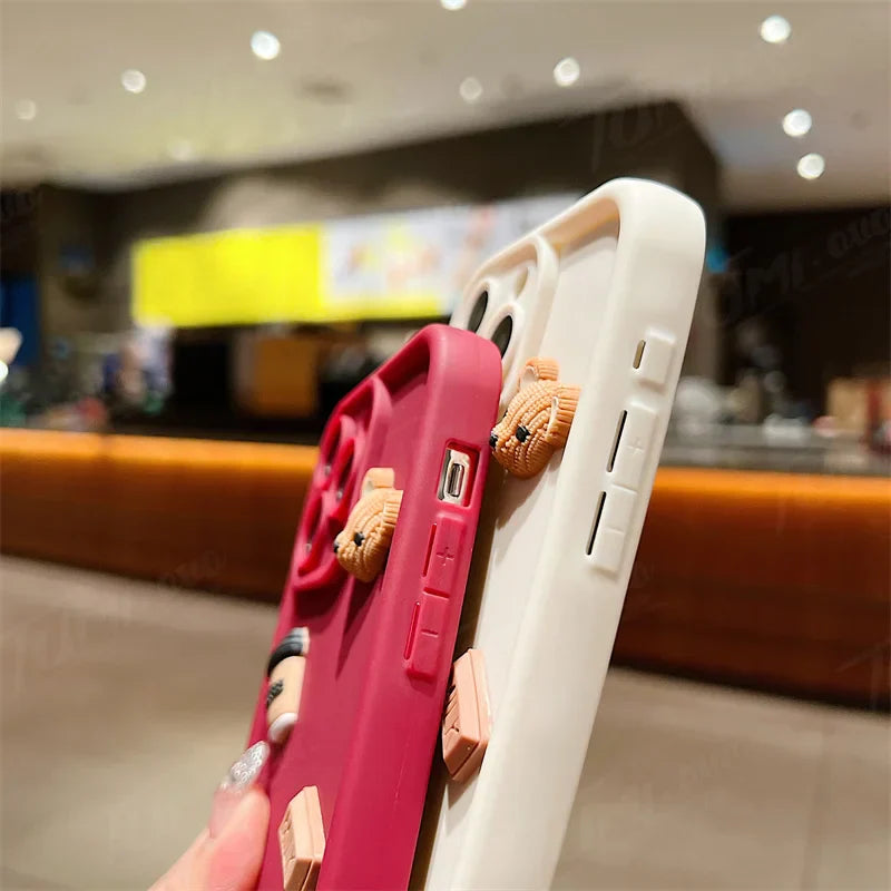 Coffee Bear Shockproof Soft Phone Case