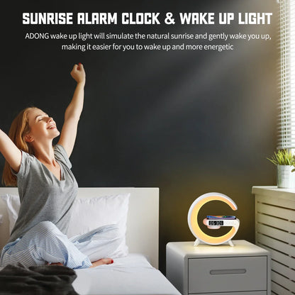 LED Smart Wake Up Light Night Light with Wireless Speaker