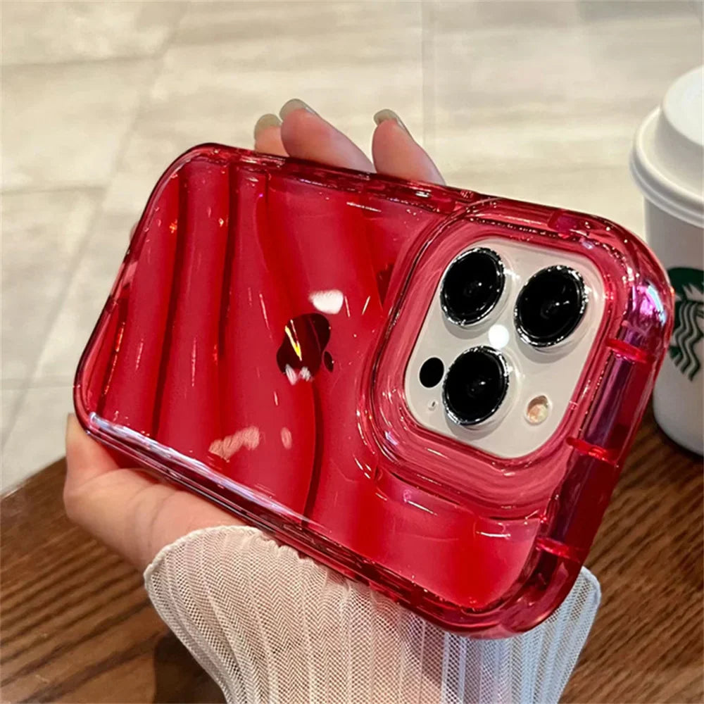 Thickened Transparent Bumper Phone Case