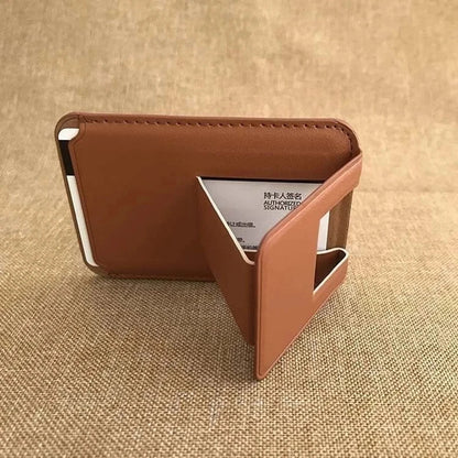 Magnetic Kickstand Wallet with Stand Phone Card Holder