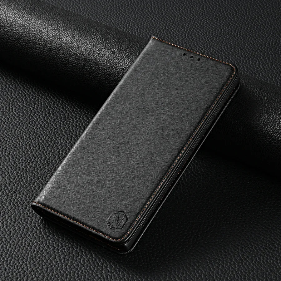 Wallet Magnetic Card Slot Flip Leather Case for Samsung Galaxy