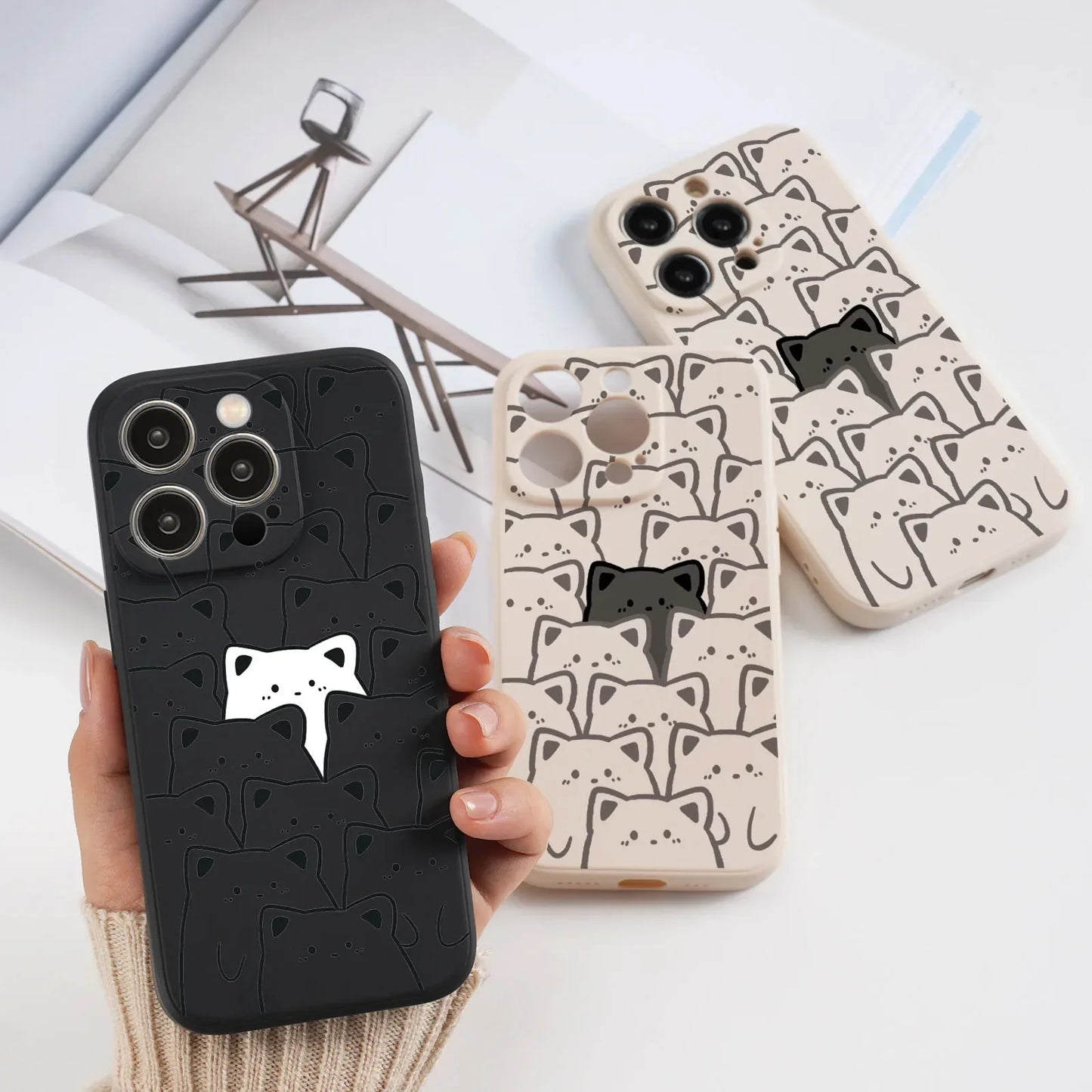 Graffiti Bear Silicone Phone Case