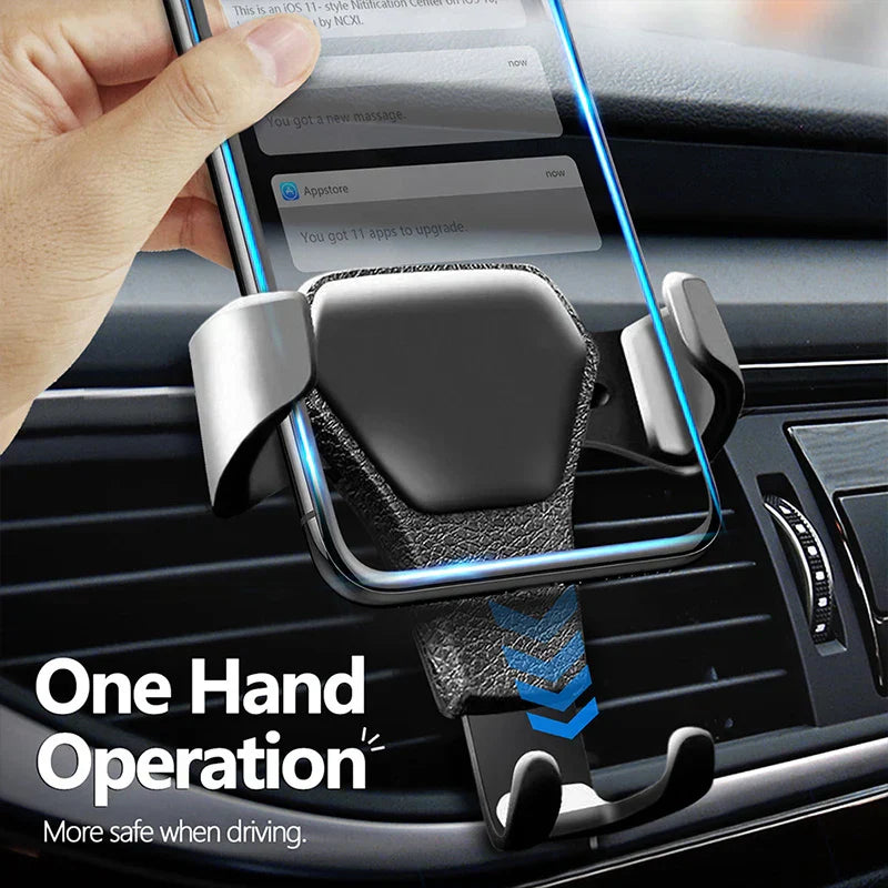 Gravity Car Holder For Mobile Phone Air Vent Clip Mount Stand