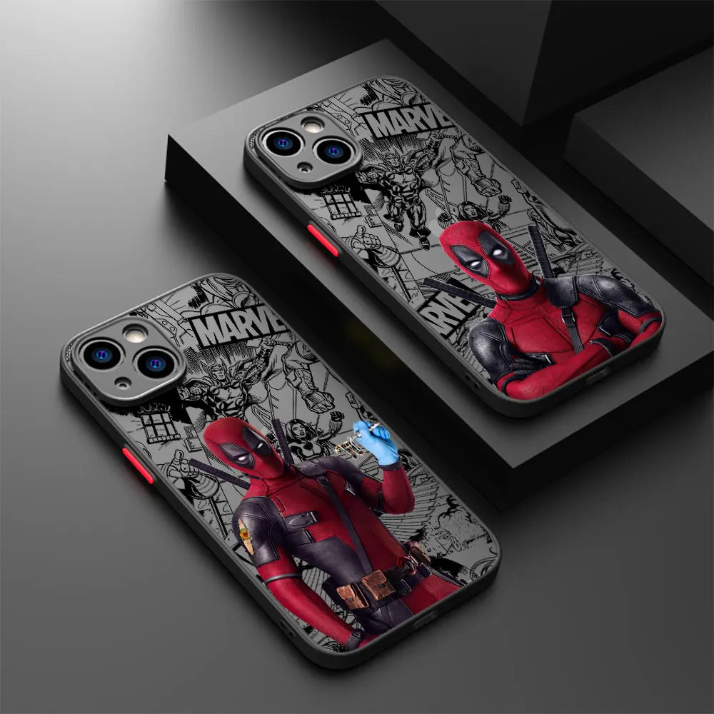 Marvel Deadpool Hard PC Luxury Matte Cover Phone Case