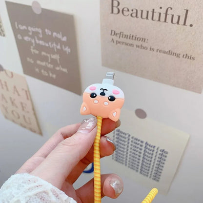 Cute 3D Cartoon Cable IPhone
