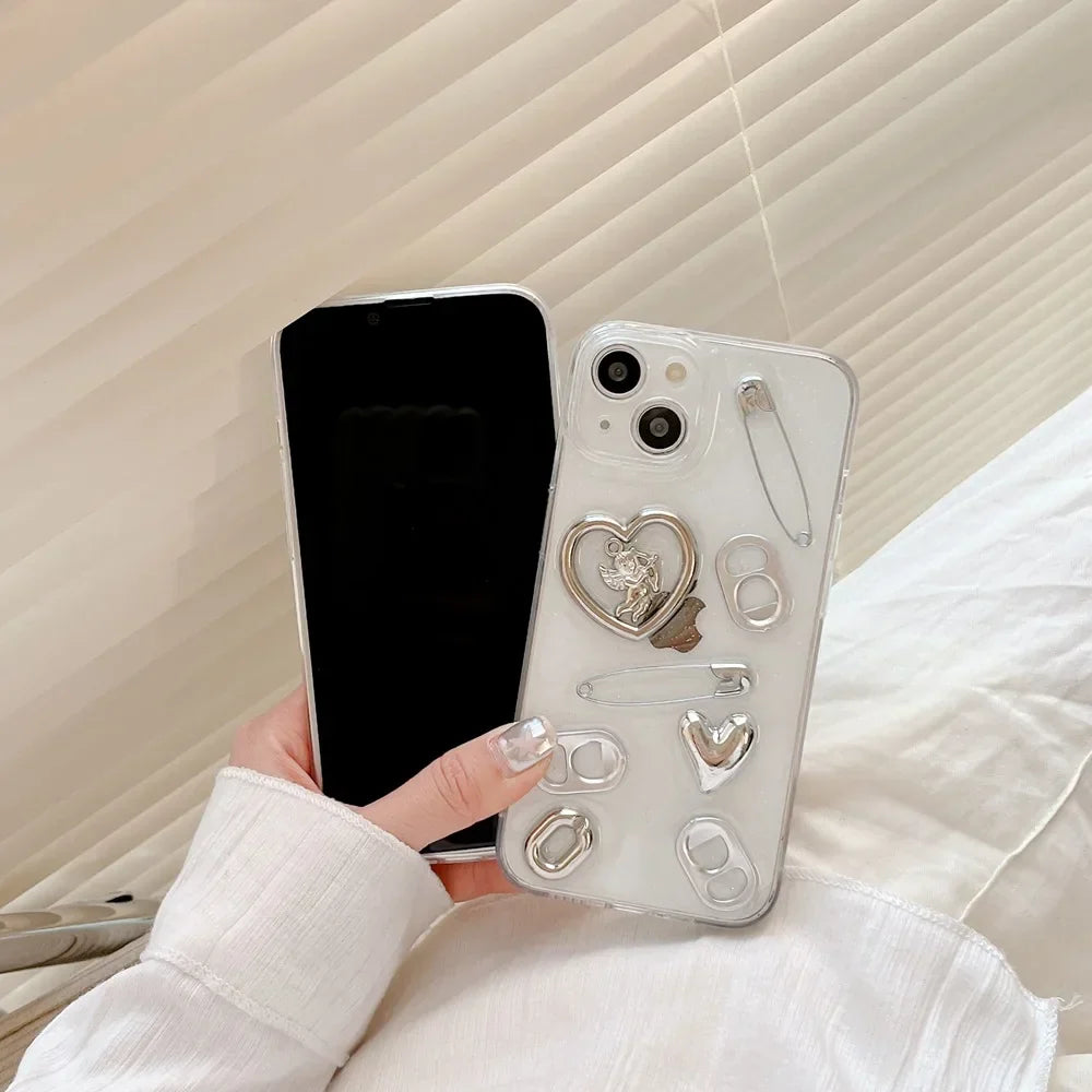 Cute 3D Love Heart Phone Case