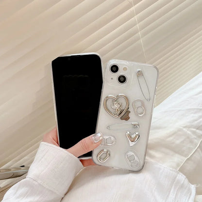 Cute 3D Love Heart Phone Case