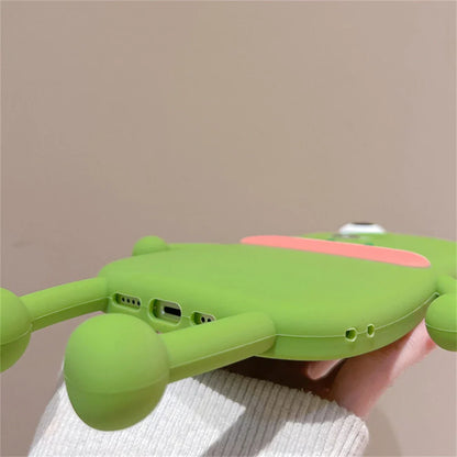 Funny 3D Frog Soft Silicone Phone Case