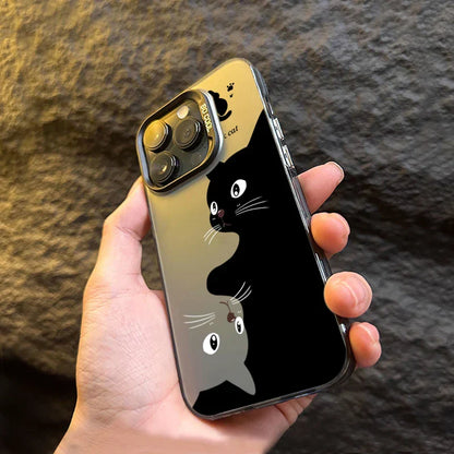 Cute Cartoon Black Cat Phone Case