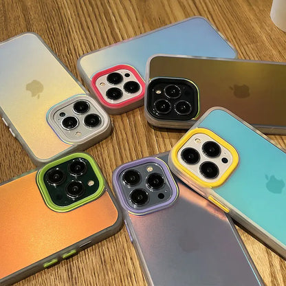 Matte Gradient Laser Phone Case