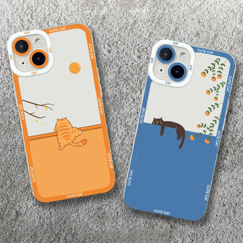 Cute Cartoon Cat Phone Case