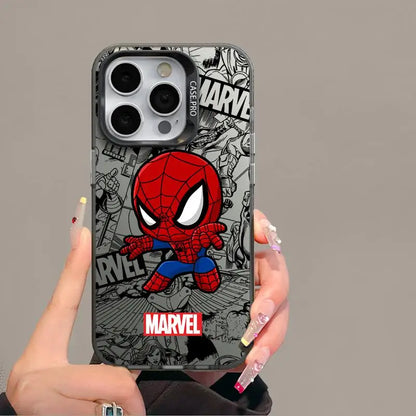 Cartoon Deadpool Spider Man Phone Case