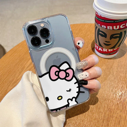 Hello Kitty Cute Cartoon With Magsafe Phone Case