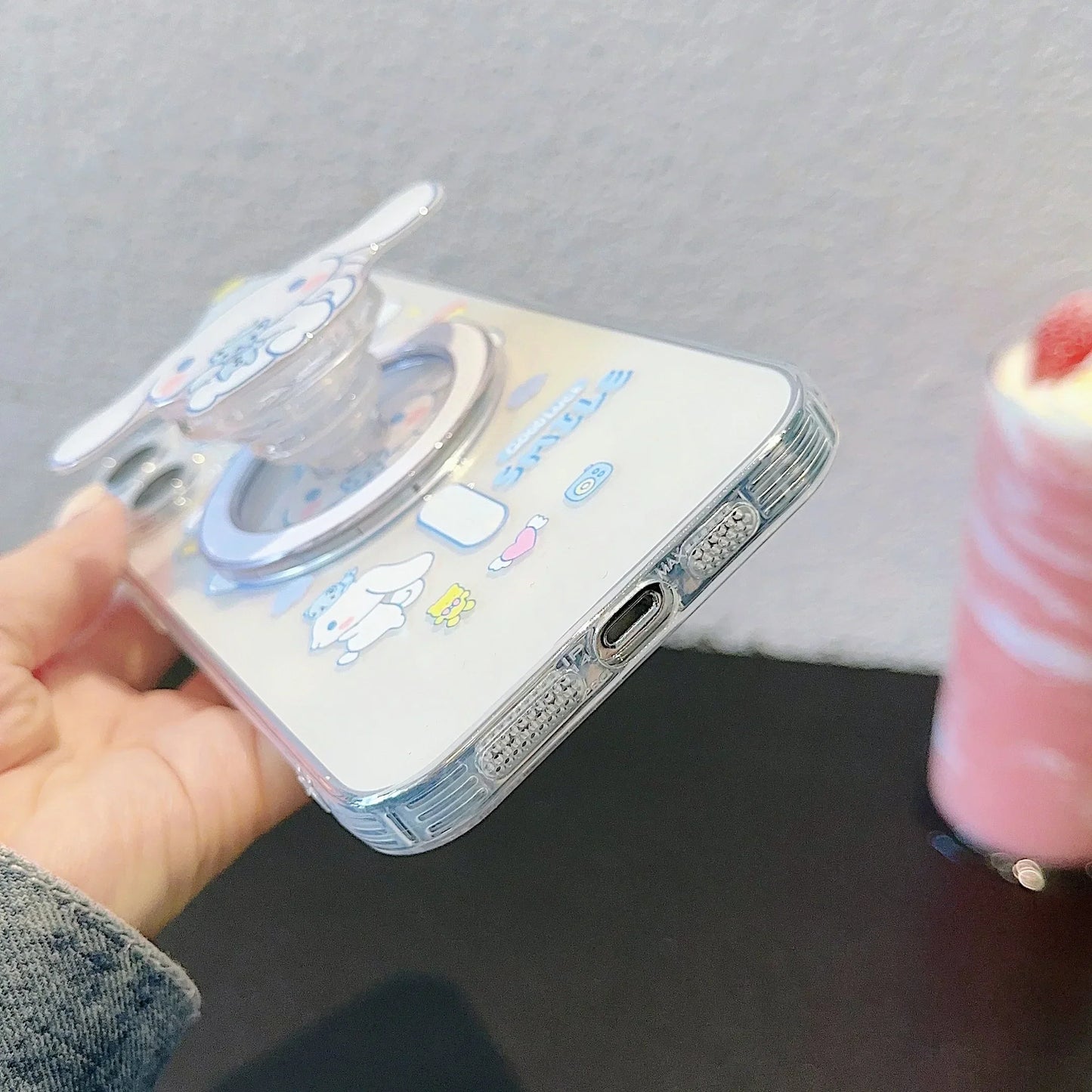 Cute Cartoon Cinnamoroll PomPomPurin Phone Case