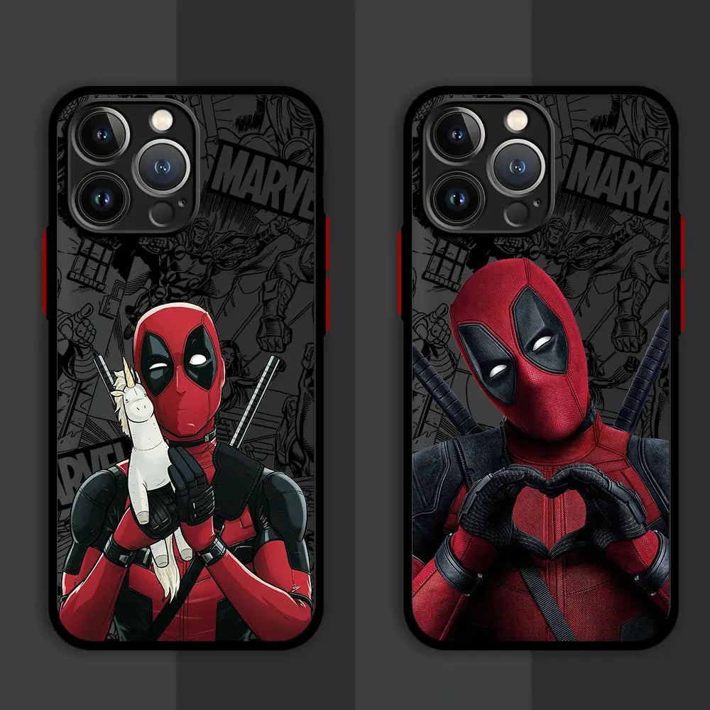 Marvel Deadpool Hard PC Luxury Matte Cover Phone Case