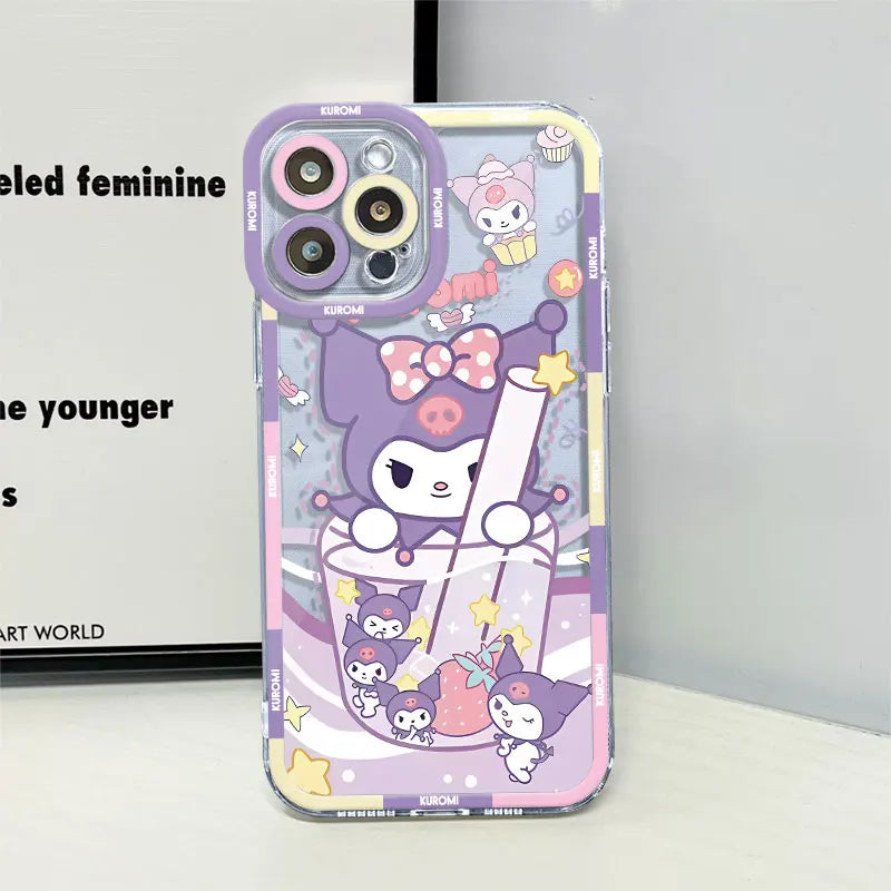 Cinnamoroll K-Kuromi Drinks Phone Case