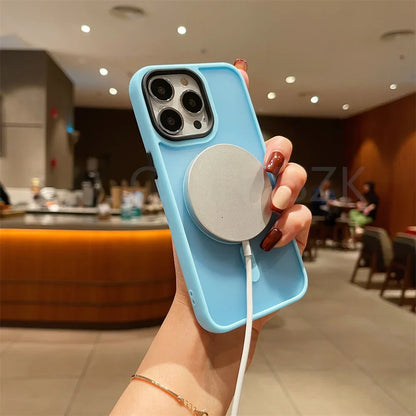 Magnetic For Magsafe Wireless Charge Phone Case