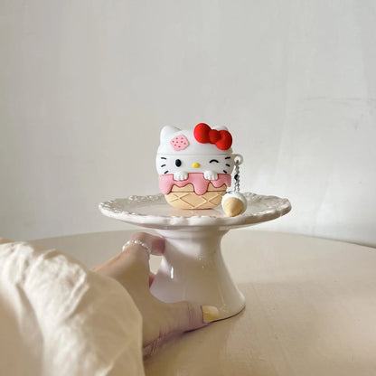 Hello Kitty Ice Cream Style Airpod Case