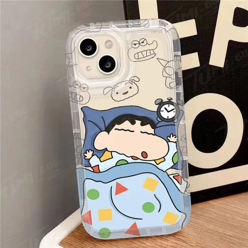 S-ShinChan Clear Phone Case