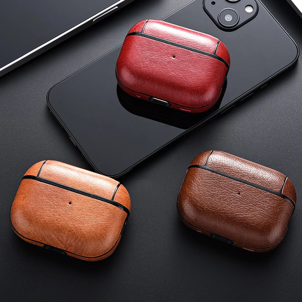 Leather Earphone Airpod Case